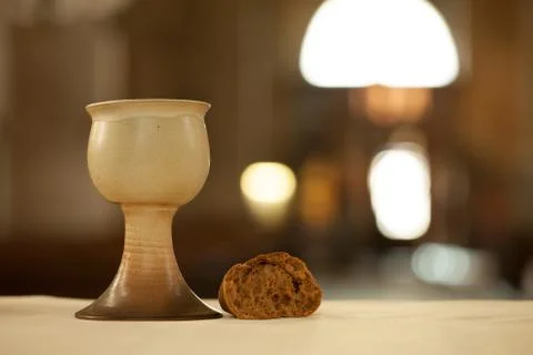 Holy communion Foto stock