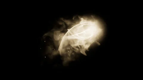 Holy dash effect on black background Stock Footage 319777368