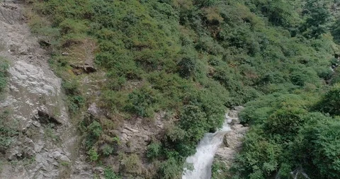 Holy Indian river Ganges in upper Himalayas, Stock Footage 109610181