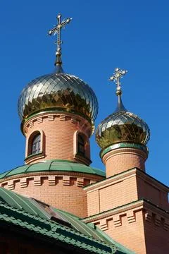 Holy Intercession Monastery, Goloseevsky Hermitage in Kyiv city, Ukraine Fotos de archivo
