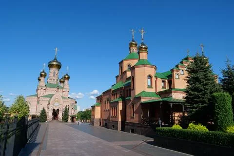 Holy Intercession Monastery, Goloseevsky Hermitage in Kyiv city, Ukraine Photos