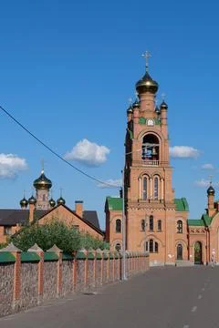 Holy Intercession Monastery, Goloseevsky Hermitage in Kyiv city, Ukraine Foto stock