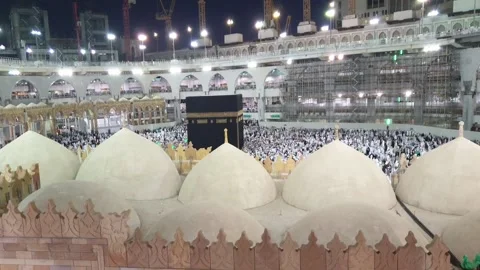 Holy Kaaba 스톡 동영상 130437272