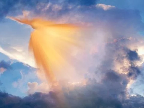 Holy light Illustrazione stock