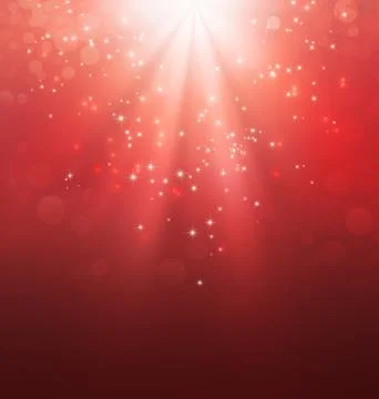 Holy light on red Stock Illustration