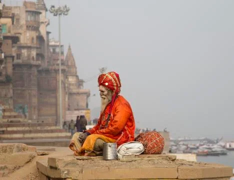 Holy Man, India Stock Photos