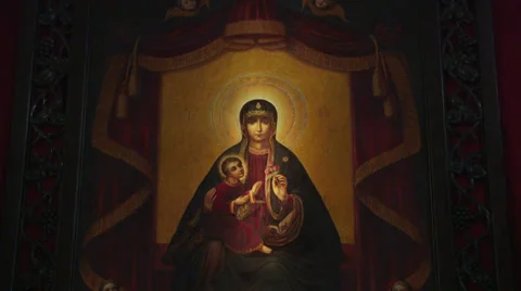 Holy Mary Video stock 33490381