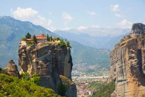 Holy Monastery of Holy Trinity, Meteora, UNESCO World Heritage Site, Thessaly, Stock Photos