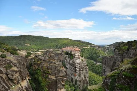 The Holy Monastery of Varlaam Stock Photos