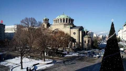 Holy Nedelya Church at Serdica, Sofia, Bulgaria, Europe 動画素材 112098228