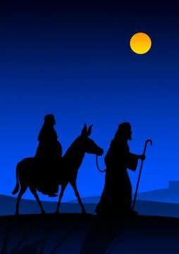 Holy night Stock Illustration