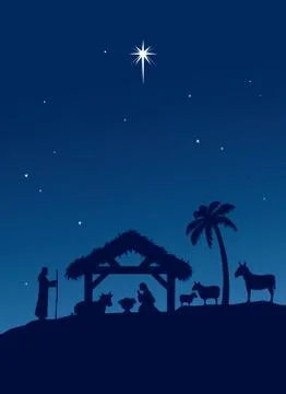 Holy night Stock Illustration