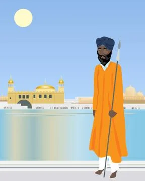 Holy pool Stock Illustration