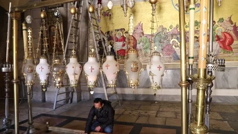 The Holy Sepulcher Church Stock Footage