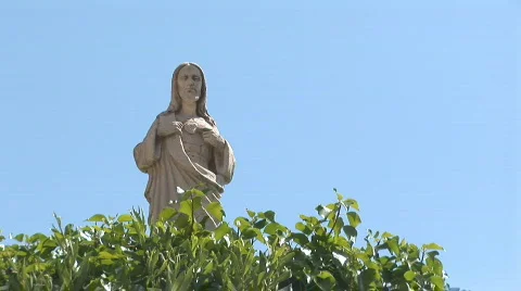 Holy statue Stock Footage 381012