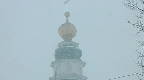 Holy Trinity Cathedral, Chernigov 스톡 동영상 12468789