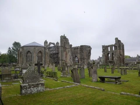 Holy Trinity cathedral in Elgin Stock Photos