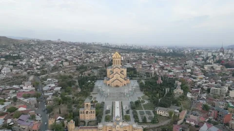 Holy Trinity Cathedral Of Tbilisi Commonly Known As Sameba Vidéo 258383019