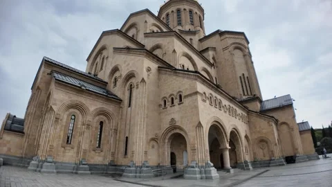 Holy Trinity Cathedral of Tbilisi Stock Footage 311508298