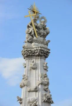 Holy trinity column Stock Photos