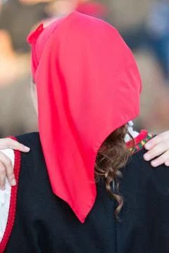 Holy trinity hellenic folkloric dancer Stock Photos