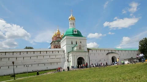 Holy Trinity Saint Sergius Lavra 库存影片 7693262