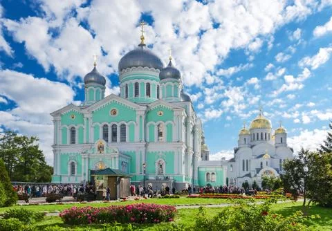 Holy Trinity Seraphim-Diveevo convent, Russia Foto stock