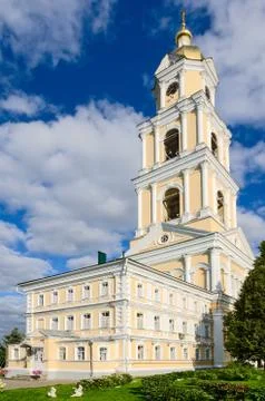 Holy Trinity Seraphim-Diveevo monastery in village of Diveevo, Russia Stock Photos
