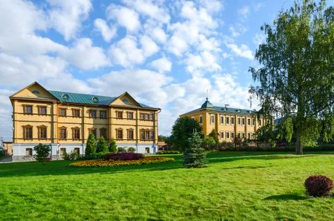 Holy Trinity Seraphim-Diveevo monastery, village of Diveevo, Russia Stock Photos