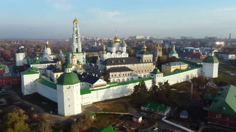 Holy Trinity Sergius Lavra. Stock Footage 169838612