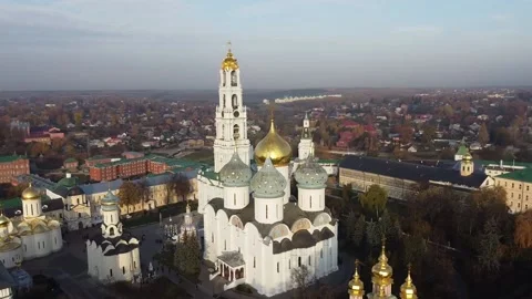 Holy Trinity Sergius Lavra. Stock Footage 169913330