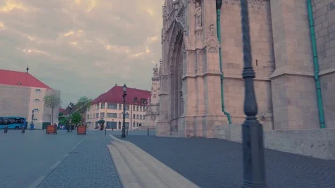 Holy Trinity Square, Budapest Stock Footage 83668505