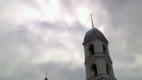 The Holy Trinity-St. Nicholas Church,Russia Stock Footage