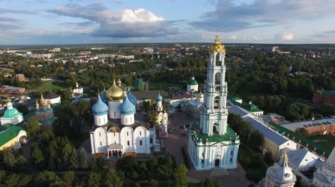 The Holy Trinity-St. Sergius Lavra. 스톡 동영상 56321037