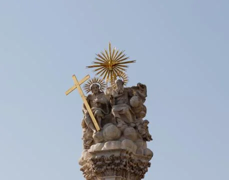 Holy trinity statue Stock Photos
