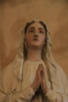 Holy virgin statue Stock Photos