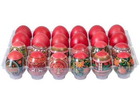 Holy Week Easter Eggs Stock Photos