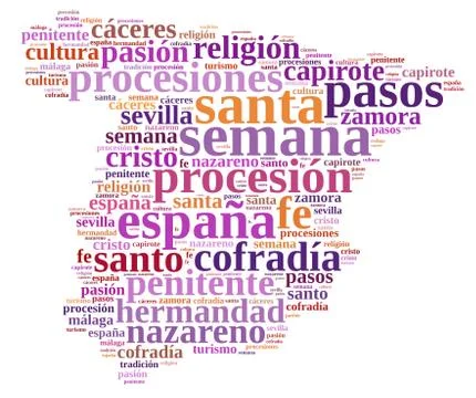 Holy Week. Illustrazione stock