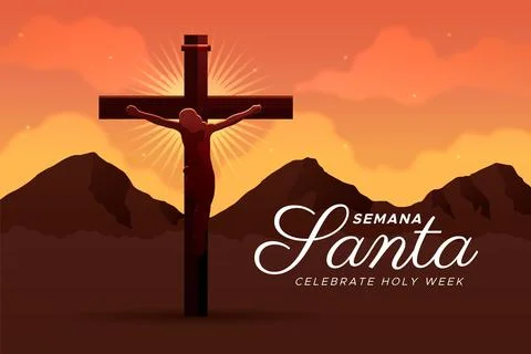 Holy week?illustration Stock Illustration