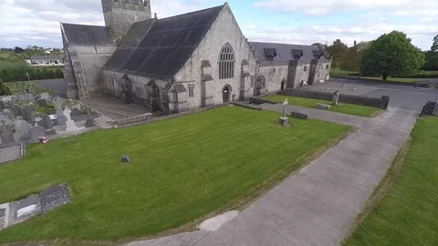 Holycross Abbey - Ireland Stock Footage