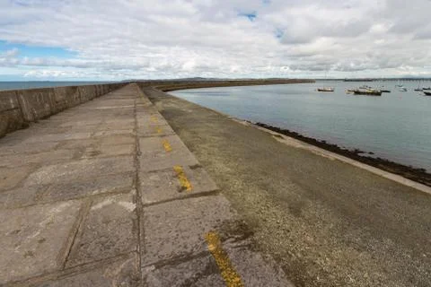 Holyhead Breakwater Stock Photos