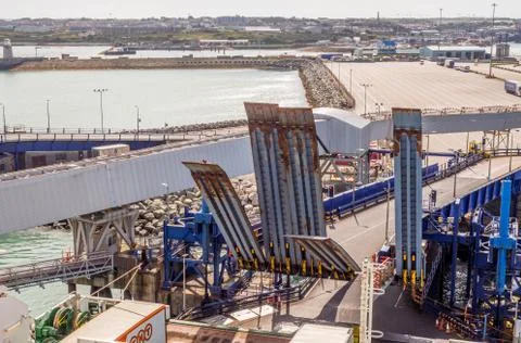 Holyhead port Stock Photos