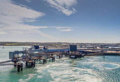 Holyhead port Stock Photos