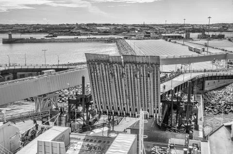 Holyhead port Stock Photos