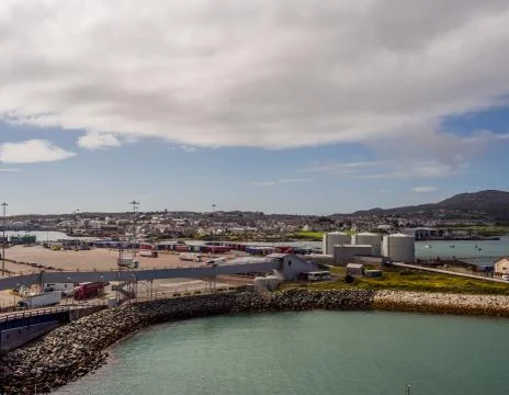 Holyhead port Stock Photos