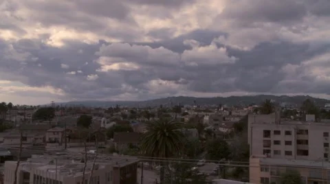 Holywood Clouds II  Stock Footage 933798
