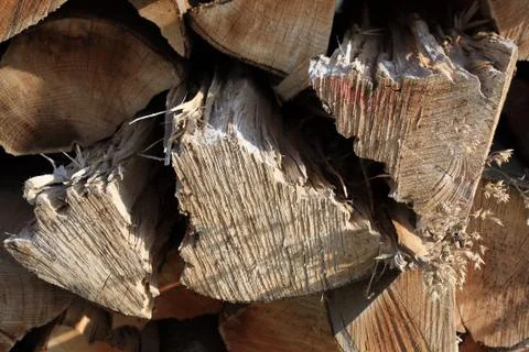 Holzscheit Stock Photos