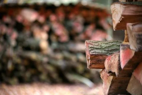 Holzstapel Stock Photos