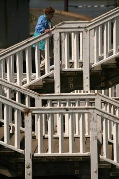 Holztreppen Stock Photos