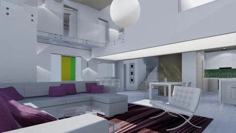 Home 3d design Ilustração Stock